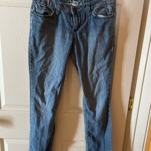 Mudd Women's Straight Leg Blue Jeans